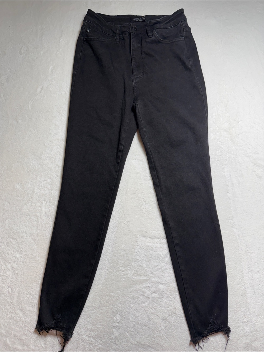 Judy Blue Black High-Waist Jeans with Branded Button